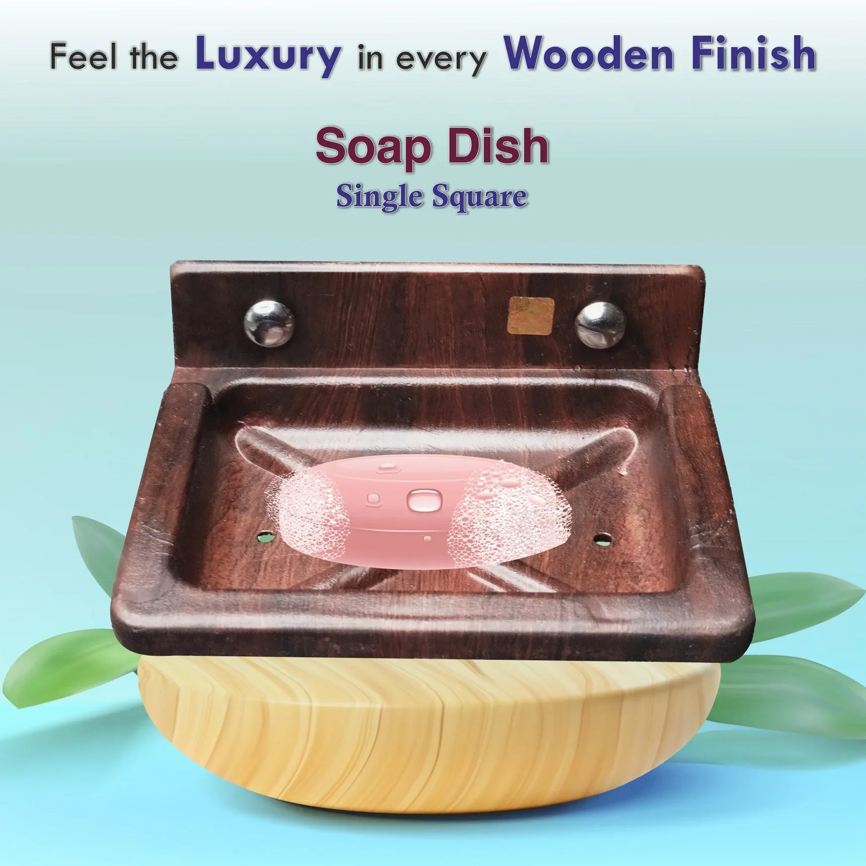 Petro Wooden Finish Kit – 5 in 1 Bathroom Set