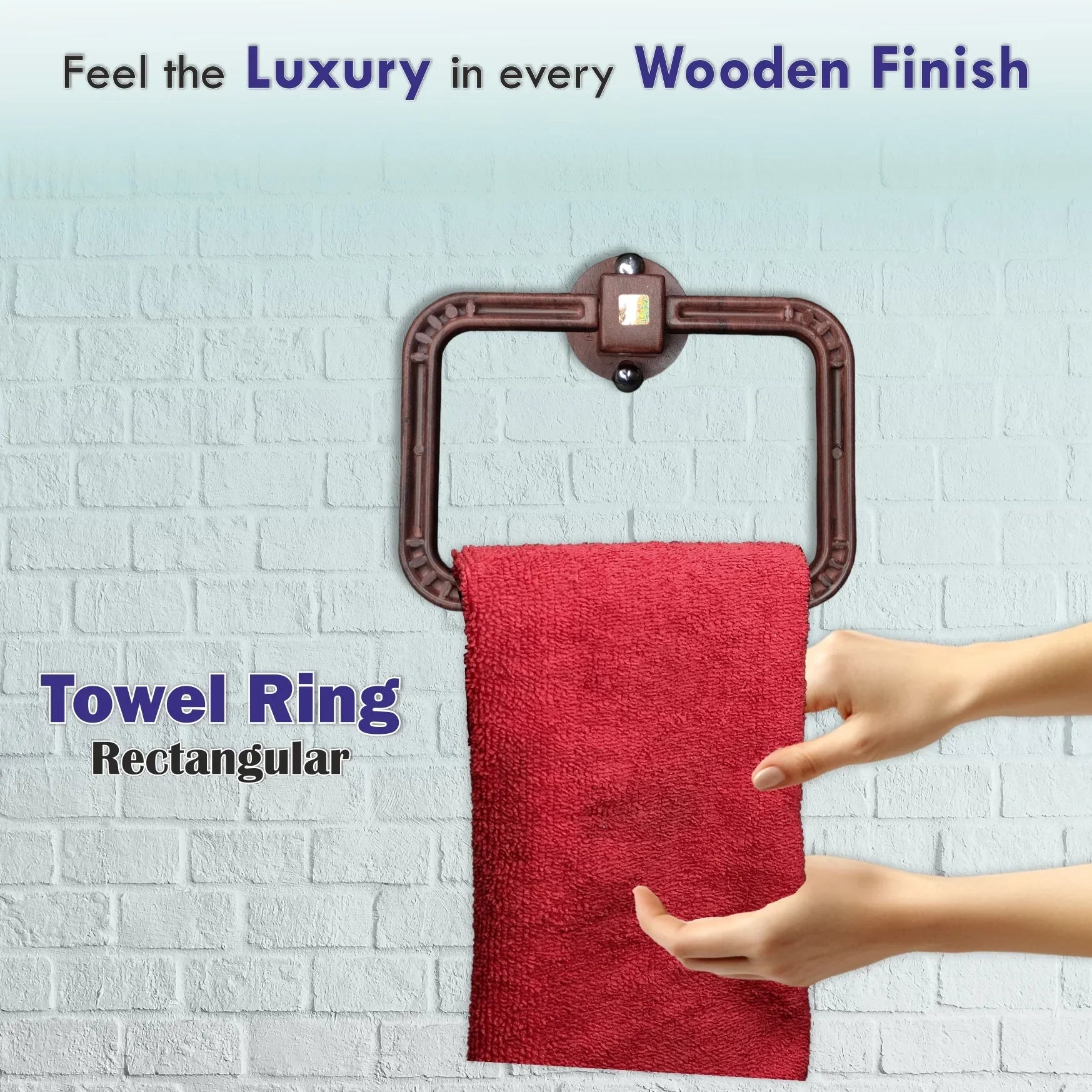 Petro Wooden Finish Kit – 5 in 1 Bathroom Set