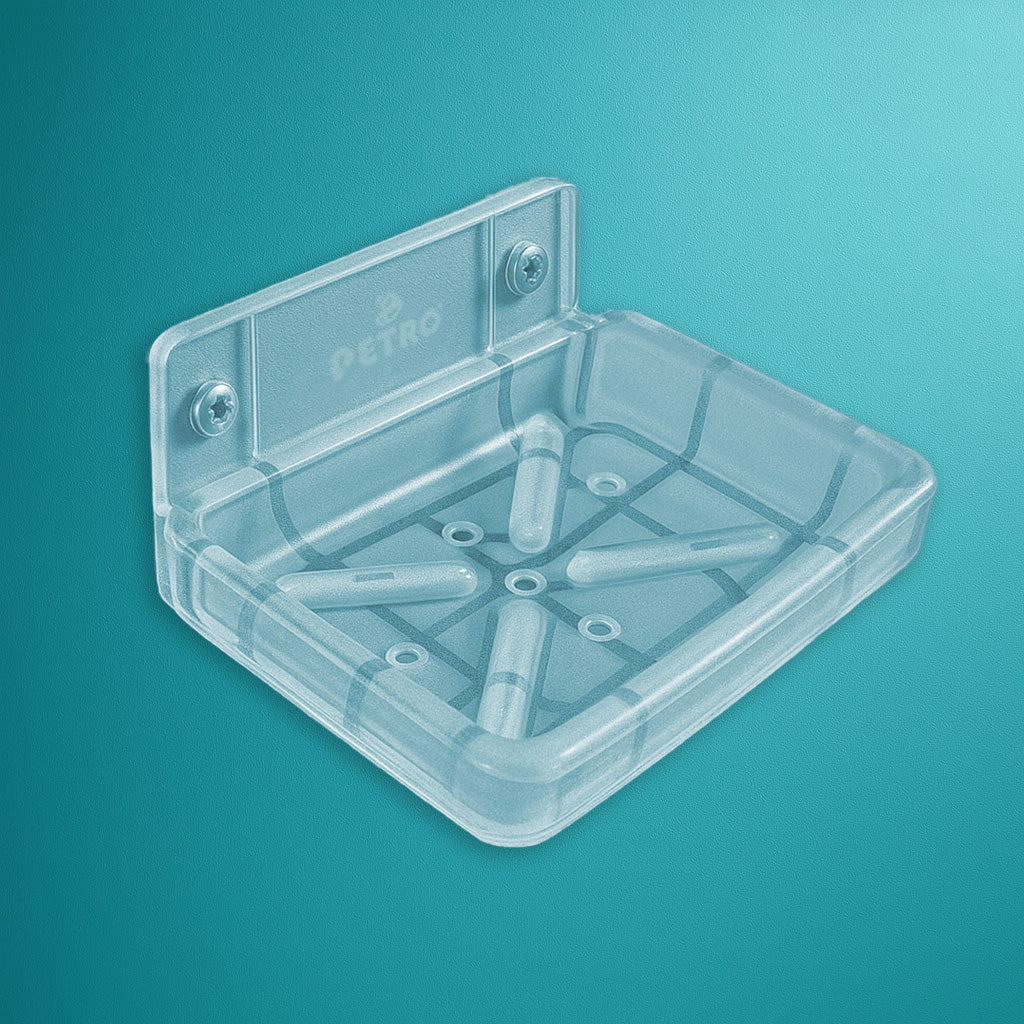 Soap Dish Single Square (Pack of 2)