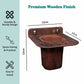 Petro Wooden Finish Kit – 5 in 1 Bathroom Set