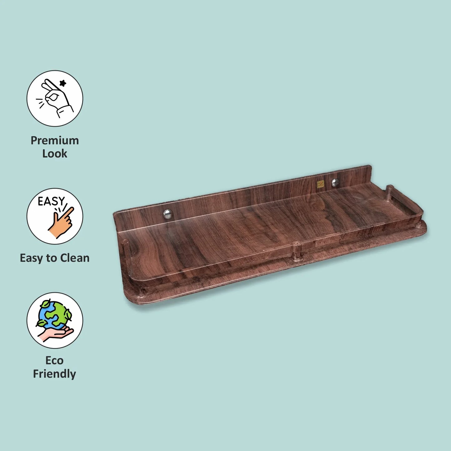 Petro Wooden Finish Kit – 5 in 1 Bathroom Set