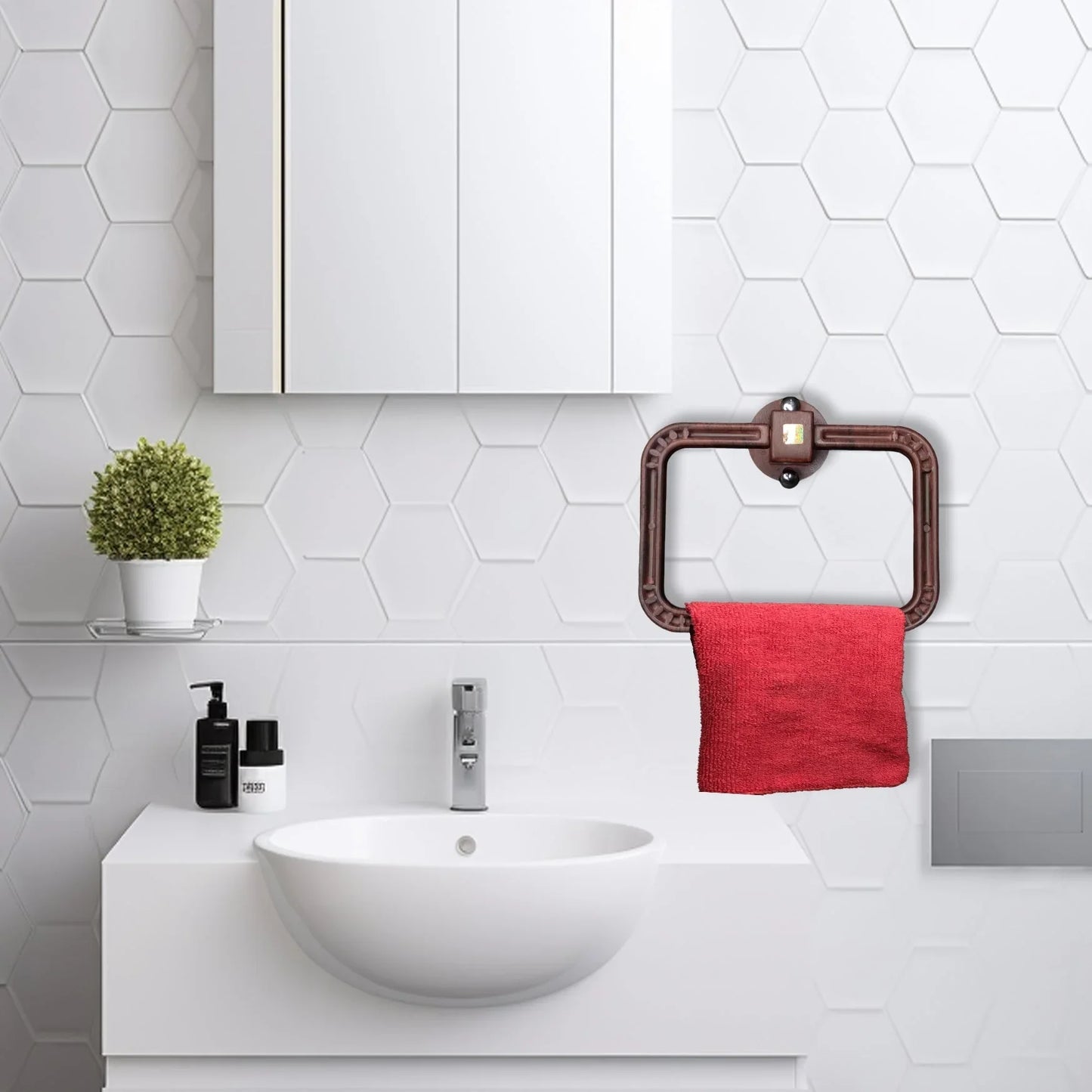 Petro Wooden Finish Kit – 5 in 1 Bathroom Set