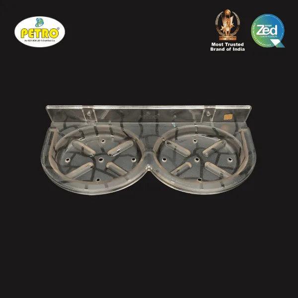 Soap Dish Double Oval (Pack of 2) - Petro Industech Pvt. Ltd.