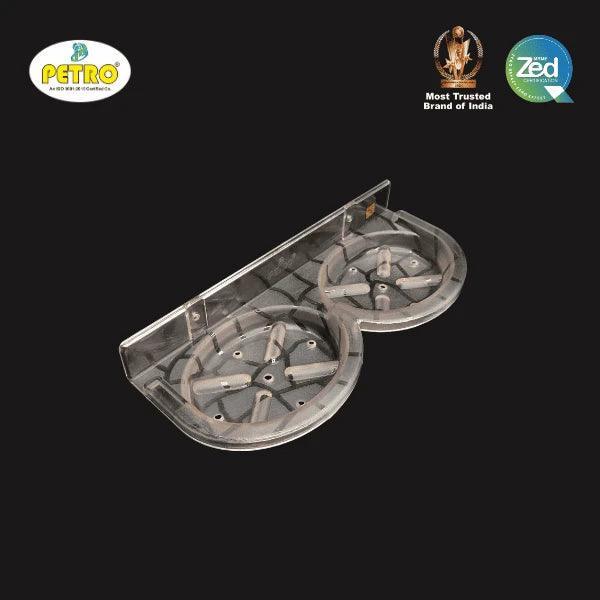 Soap Dish Double Oval (Pack of 2) - Petro Industech Pvt. Ltd.