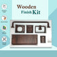 Petro Wooden Finish Kit – 5 in 1 Bathroom Set